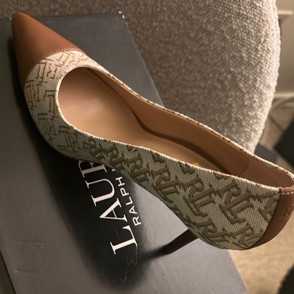 Ralph Lauren Women's Brown Tan Pumps